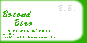 botond biro business card